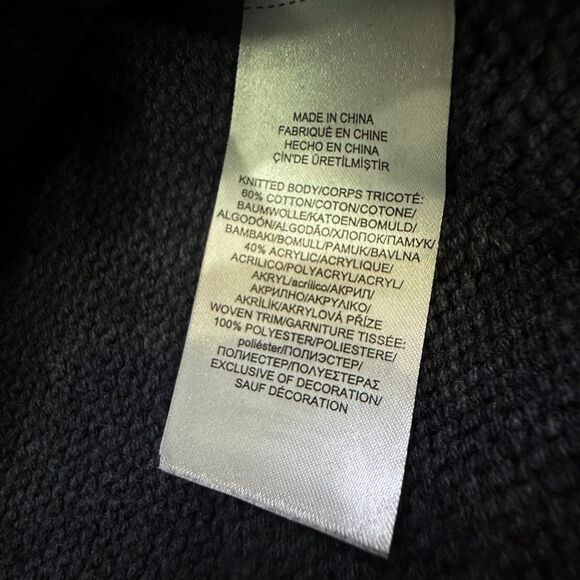 Lauren Ralph Lauren Crest Emblem Sweater Gray Grey Embroidered Crown Logo Classi - Picture 6 of 7